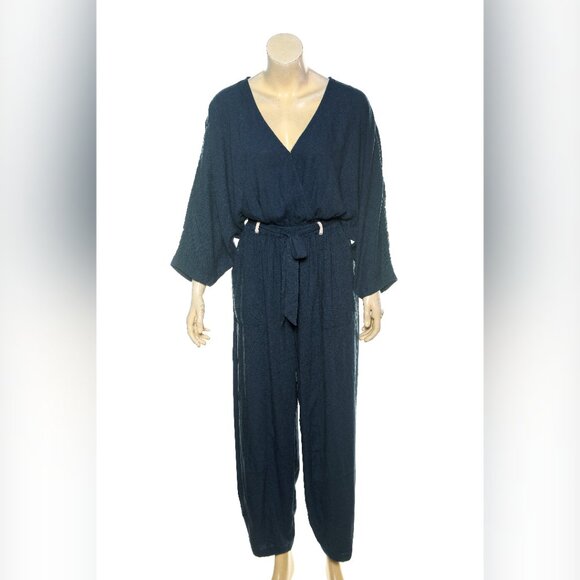 Free People Khai One-Piece XS 2 Women's Casual kimono Sleeve Jumpsuit NEW 45103 - Picture 3 of 5